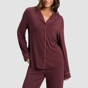 Women's Bamboo Stretch-Knit Long Sleeve Pajama Set